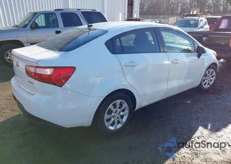2014 Kia Rio Ex z USA, uszkodzony, nr VIN KNADN4A37E6343182